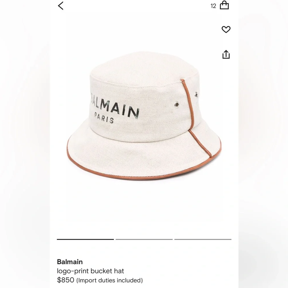 Balmain Bucket Hat - Picture 4 of 4